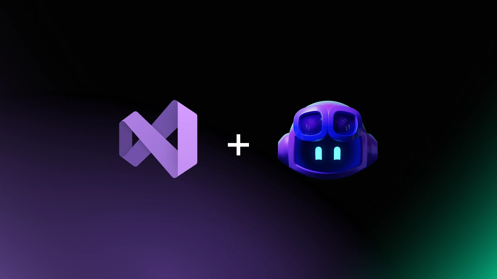 Visual Studio plus Copilot-Bild